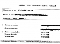 France domaine avis du domaine sur la valeur vénale préempté préemption décision avocat spécialiste expropriation DUP